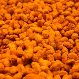 burnt almonds, almonds, burned